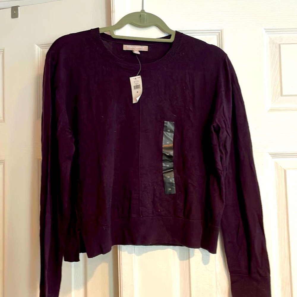 Banana Republic Cropped cotton sweater